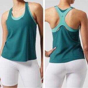 Athleta Teal Ultimate 2-in-1 Support Top